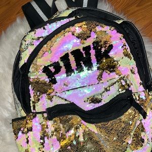 Victoria’s Secret Pink flip sequin backpack